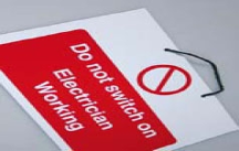 SES WLNA10WR 'Do Not Switch On' Label