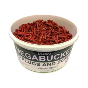 Red Plugs & Screws Trade Tub