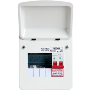 FuseBox F2004M Consumer Unit 4 Way 100A