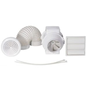 Blauberg KIT-TURBO-E-100-T-DPR Shower Fan