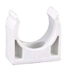 Univolt 20mm White Spring Clip Saddle