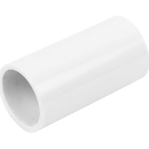 Univolt 25mm White PVC Coupler