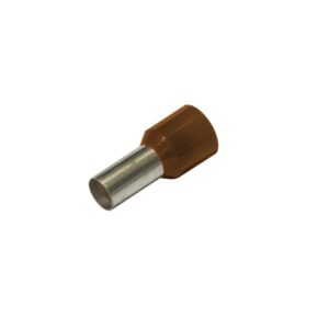 CTC T10.0BLF Insulated Ferrule 10.0mm Brown (Pack 100)