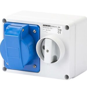 Gewiss GW66015 Socket 32A 220V 2P+E