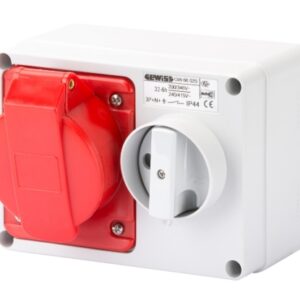 Gewiss GW66020 Socket 32A 380V 3P+N+E