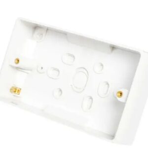32mm 2 Gang Surface Back Box