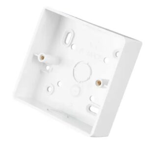 32mm Plastic 1 Gang Back Box