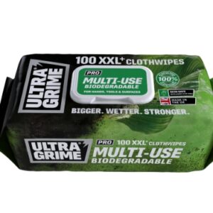 UltraGrime Power Scrub Wipes Biodegradable