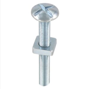 M6 Roofing Nuts & Bolts BZP (Box 200)