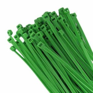 Cable Ties 300x4.8mm Green Plastic (Pack 100)