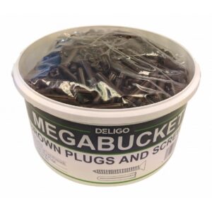 Brown Plugs & Screws Trade Tub