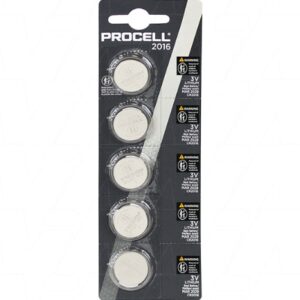 Procell CR2016 Battery (Sold Individually)