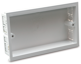 Univolt 28mm 2 Gang Back Box