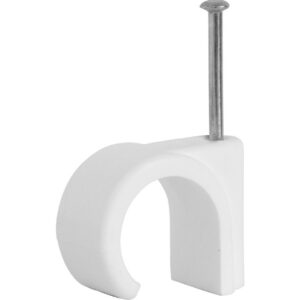 White Round Clips