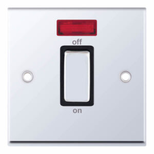 Selectric 7MPRO 45A 1G DP Switches with Neon