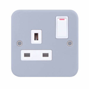 Selectric Metal Clad - 13A Socket Outlets 1G (Back Box Included)