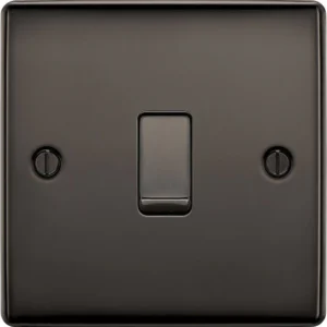 BG Nexus Metal - Black Nickel - Light Switch 1G 2 Way 20A 16AX