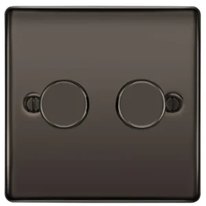 BG Nexus Metal - Black Nickel 2G Dimmer Switch 200W