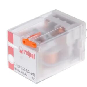 R15-2012-23-5024-WTL, Relpol Plug In Power Relay, 24V AC Coil