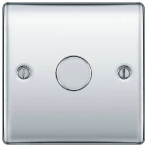 BG Nexus Metal - Polished Chrome 1G Dimmer Switch 200W