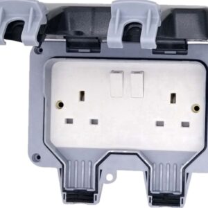 Deligo DWPS2 13A 2G DP Switched Socket