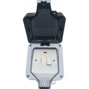 Deligo 1G 13A Outdoor Switched Fuse Spur with Neon