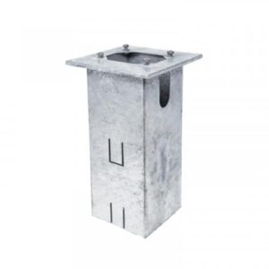 Rolec AutoCharge Galvanised Steel Ground Mounting Base - GMPG0010