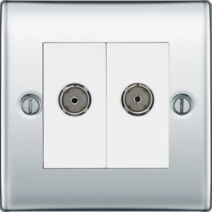 BG Nexus Metal Polished Chrome - 2G Co-Axial Socket