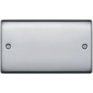 BG Nexus Metal Polished Chrome - 2G Blanking Plate