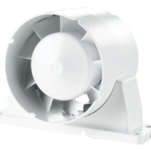 Blauberg TUBO-U-125 125mm Inline Shower Fan Duct Mounted Axial Flow Ventilation Extractor 5"