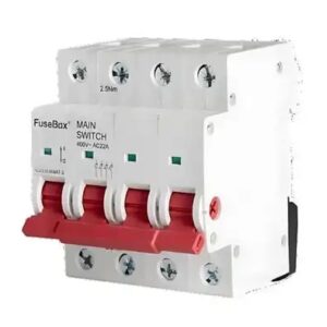 FuseBox TPN 125A 4P Mains Switch
