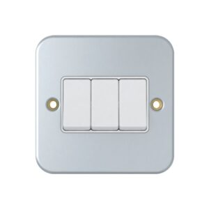 Chint 3G 2 Way Light Switch Metal Clad