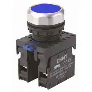 Chint Blue Momentary Flush Head (Non-illuminated)