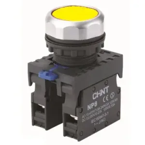 Chint Yellow Momentary Flush Head (Non-illuminated)